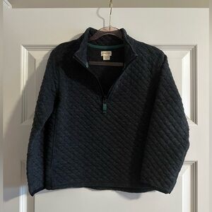 Crewcuts Dark Blue Quilted Zip-Up Sweater